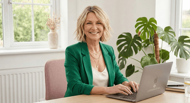Sara, licensed esthetician with 20+ years experience and certified wellness coach — your guide to feeling fabulous after 50